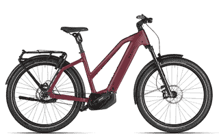 Riese & Müller Charger5 Mixte pinion - 27,5 Zoll 800Wh Pinion E1.12 Trapez - dark red matt