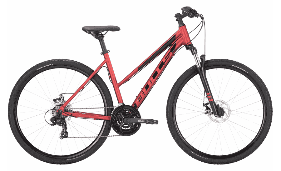 BULLS Wildcross - 28 Zoll 21K Trapez - hyper red matt