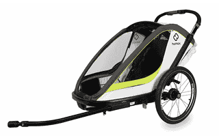 Hamax Breeze DOUBLE - Kinderanhänger - white green