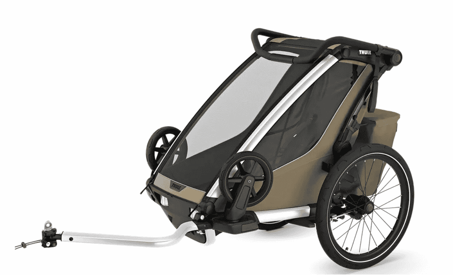 Thule Chariot Cross 2 single - Kinderfahrradanhänger - Faded Khaki