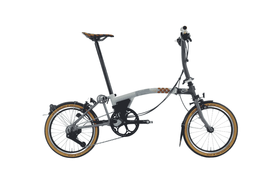 Brompton P Line Explore - Tour de France - Typ L - 16 Zoll 12K Faltrad - Sprinters Light Green