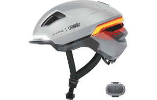 Abus HYP-E Helm - gleam silver
