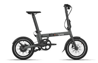 UTO PRO16 - 16 Zoll 250Wh Faltrad - anthrazitgrau