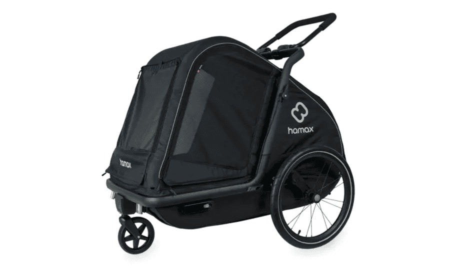 Hamax Pluto L Hundeanhänger - navy blau/ black