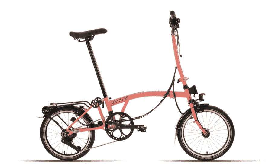 Brompton C-Line Explore - Typ H - 16 Zoll 12K Faltrad - Flamingo Pink