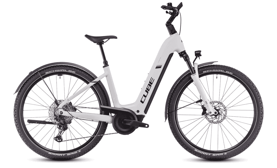 Cube Nuride Hybrid EXC Allroad - 28 Zoll 800Wh 12K Wave - cotton´n´silver