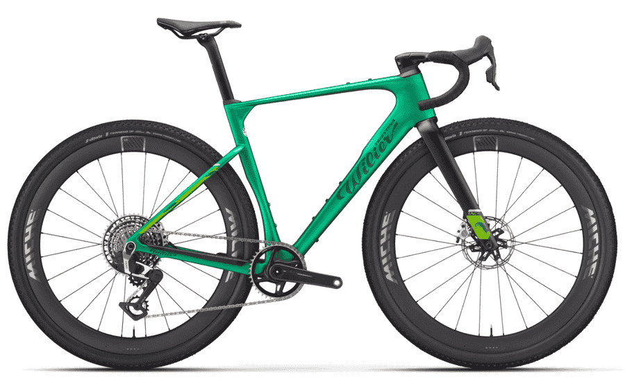 Wilier Rave SLR ID2 GRX Di2 Graff Allroad - 28 Zoll 12K Diamant - pixel green matt