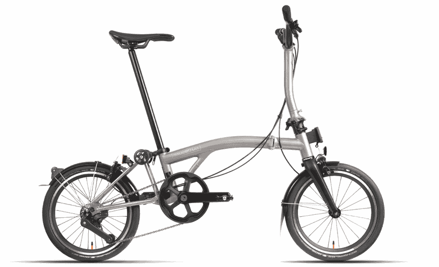 Brompton T Line Urban 4 speed - Typ M- 16 Zoll 4K Faltrad - Titan