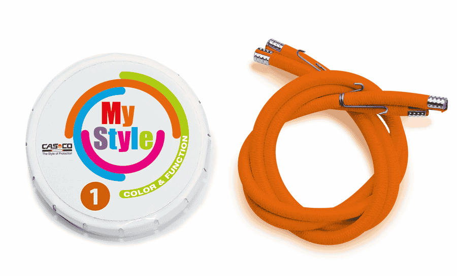 MYSTYLE Casco Streifen - reflektierende Streifen - orange