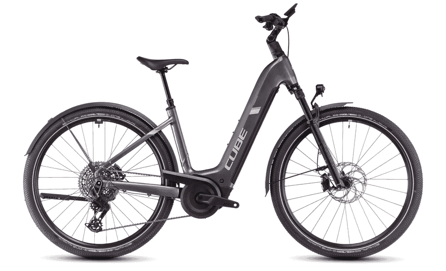 Cube Nuride Hybrid SLT Allroad - 28 Zoll 800Wh 12K Wave - graphite´n´fossil