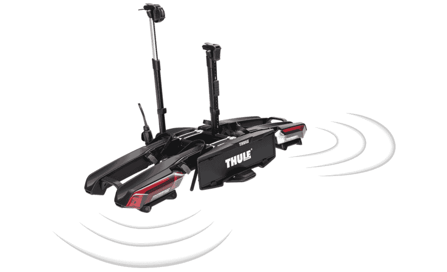  Thule Heckträger Epos ParkSecure - faltbarer Fahrradträger für 2 Fahrräder