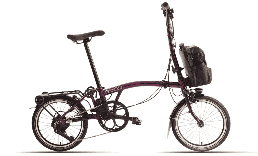 Brompton New C line Electric High - 16 Zoll 345Wh 4K Faltrad - Amethyst Lacquer