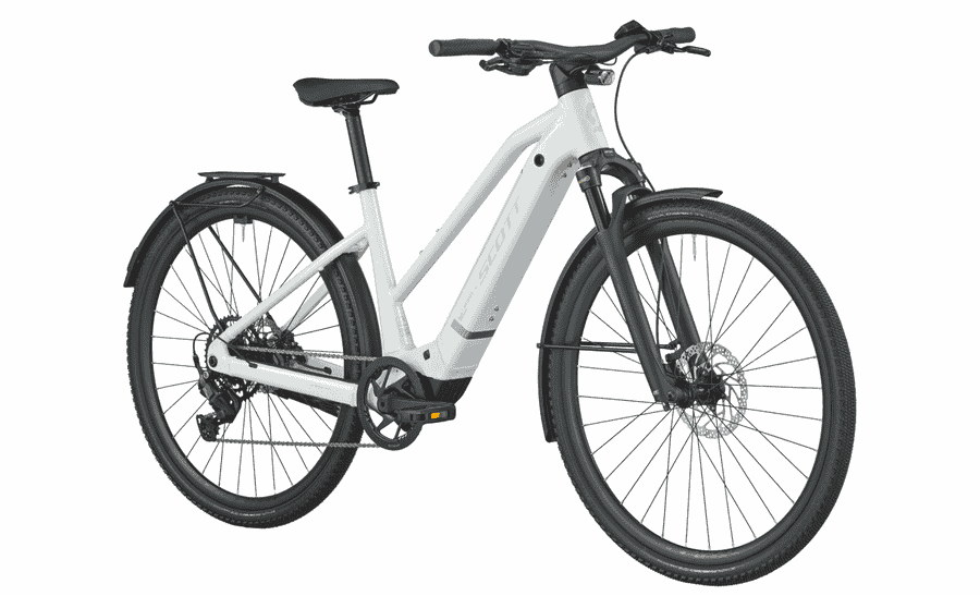 Scott Passage 20 Slope  City E-Bike bianco white mit Bosch SX Motor