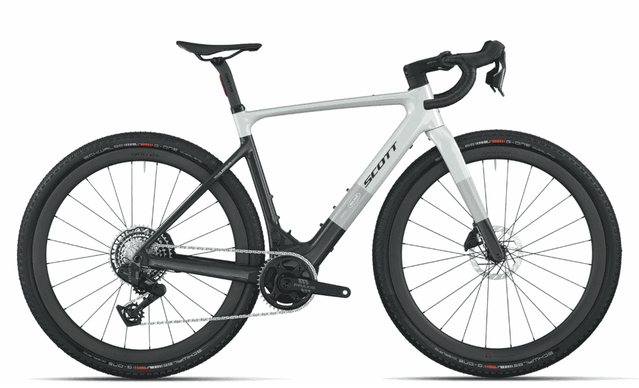 Scott Solace Gravel 20 - 28 Zoll 360Wh 13K-AXS Diamant - squid blue beluga grey