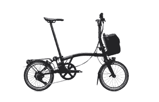 Brompton P Line Electric - Typ H - 16 Zoll 345Wh 4K Faltrad - Matt Black