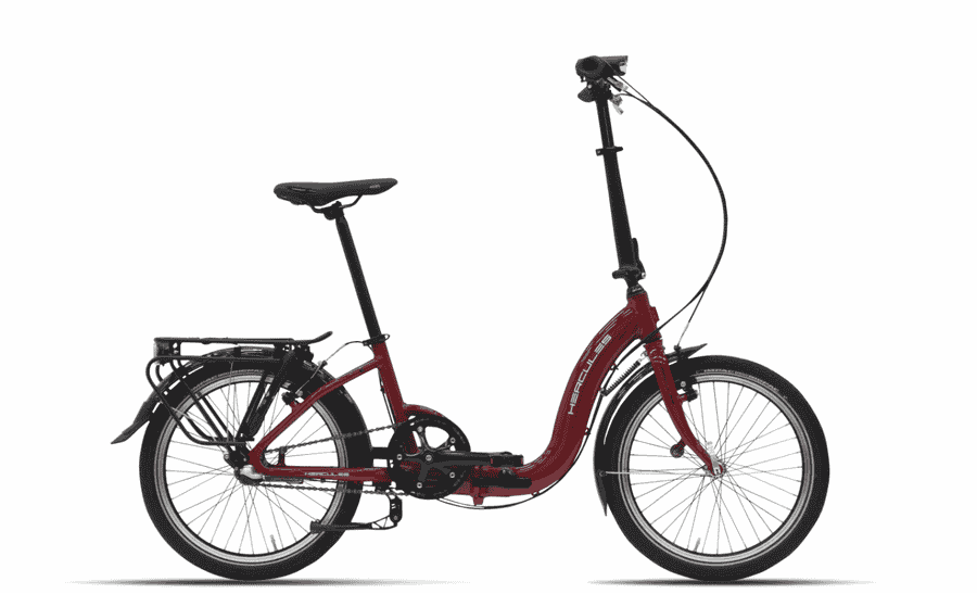 HERCULES Versa R3 - 20 Zoll 3N-RT Faltrad - darkred-glossy