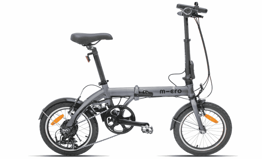 Mikro E-Bike - 16 Zoll 87Wh 6K Faltrad - grau matt
