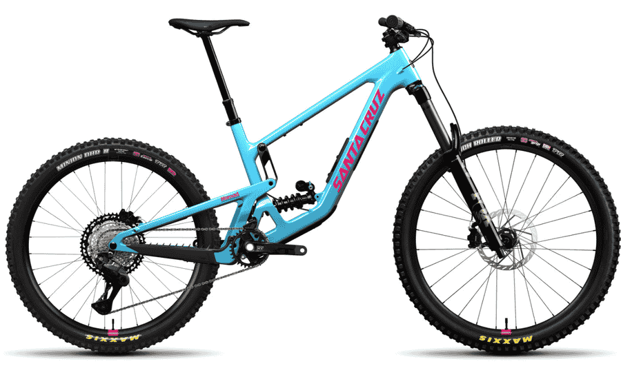 Santa Cruz Nomad 7 CC XT Di2-Kit - 29 / 27.5 Zoll 12K Fully - Gloss Aqua Magenta