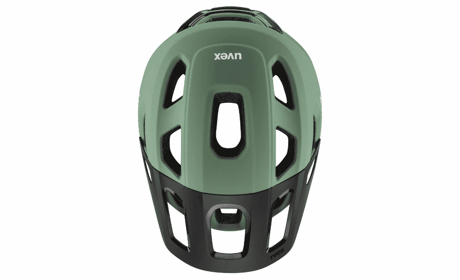 Uvex react MIPS - MTB Helm - Moss Green Black Matt