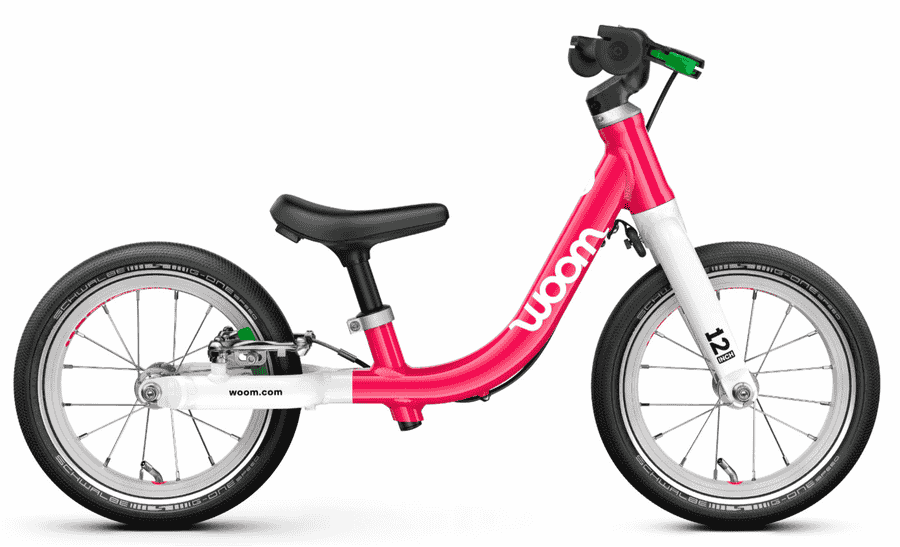 Woom GO 1 - 12 Zoll Laufrad - hot pink