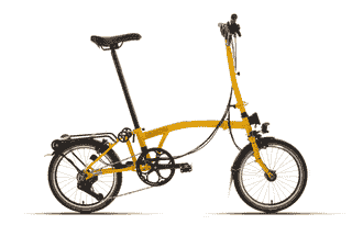 Brompton C-Line Explore - Typ H - 16 Zoll 12K Faltrad - Bumblebee Yellow