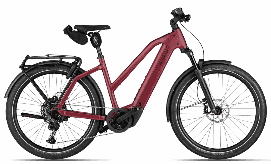 Riese & Müller Charger5 Mixte touring - 27,5 Zoll 800Wh 11K Trapez - dark red matt