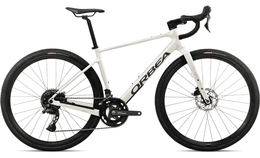 Orbea Terra H50 - 28 Zoll 20K Diamant -  Ivory White - Met. Olive Green (Gloss) 