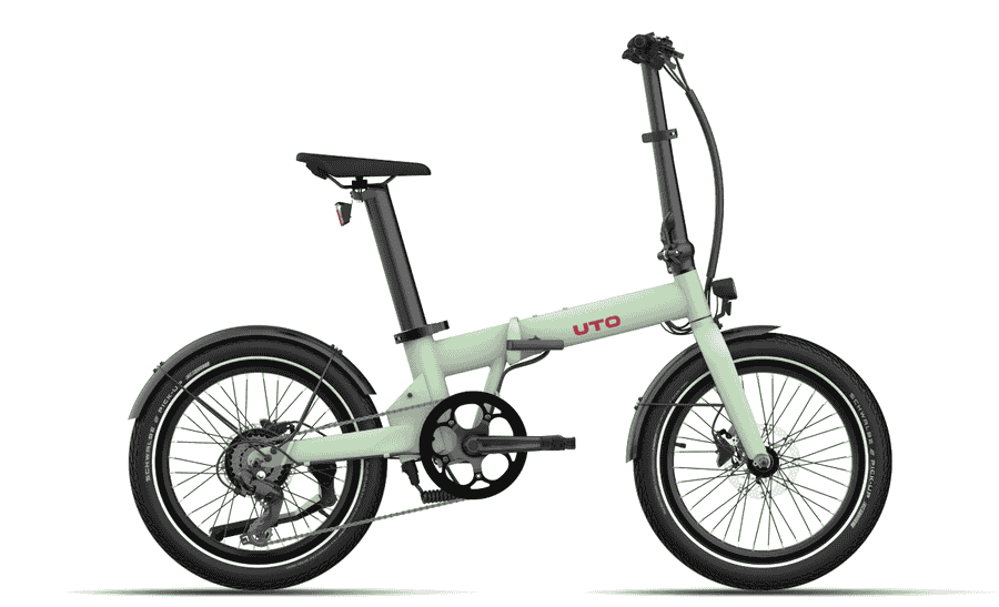 UTO OG20 - 20 Zoll 378Wh 7K Faltrad - salbeigrün