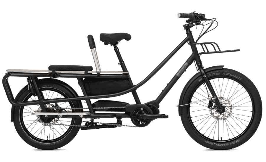 Creme Cycles Happy wagon 5s - 24/20 Zoll 504Wh 5N Lastenrad - black