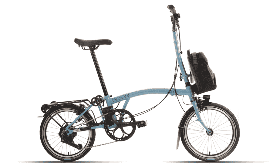 Brompton New C line Electric High - 16 Zoll 345Wh 4K Faltrad - Cloud Metallic