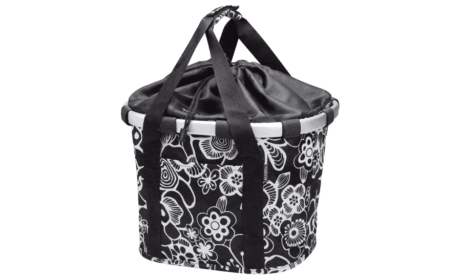 KLICKfix Reisenthel Bikebasket - fleur schwarz