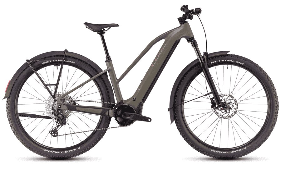 Cube Reaction Hybrid Pro Allroad - 27.5 / 29 Zoll 800Wh 12K Trapez - dustyolive n gold