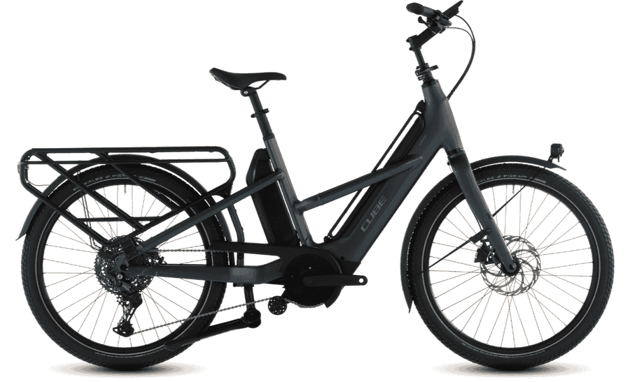 Cube Longtail Hybrid 800 - 26 Zoll 800Wh 11K Lastenrad - royalgreen´n´black