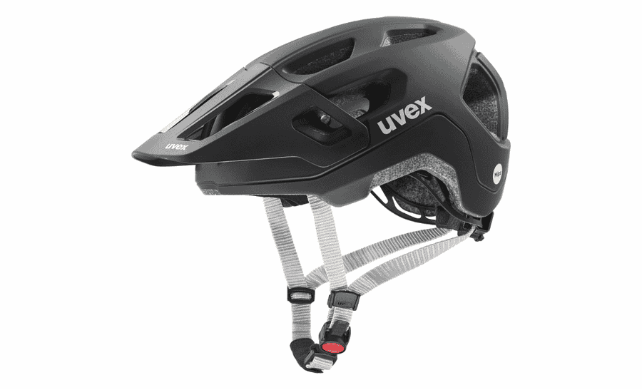 Uvex react Jr. MIPS - Junioren MTB Helm -  Black Matt