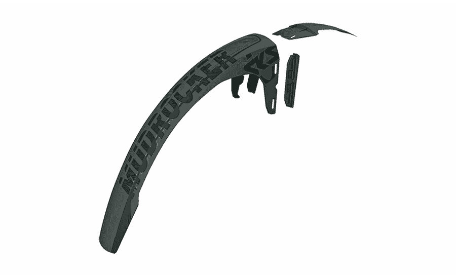 SKS Mudrocker Hinterrad-Schutzblech für Mountainbikes (27.5 Zoll - 29 Zoll) - schwarz
