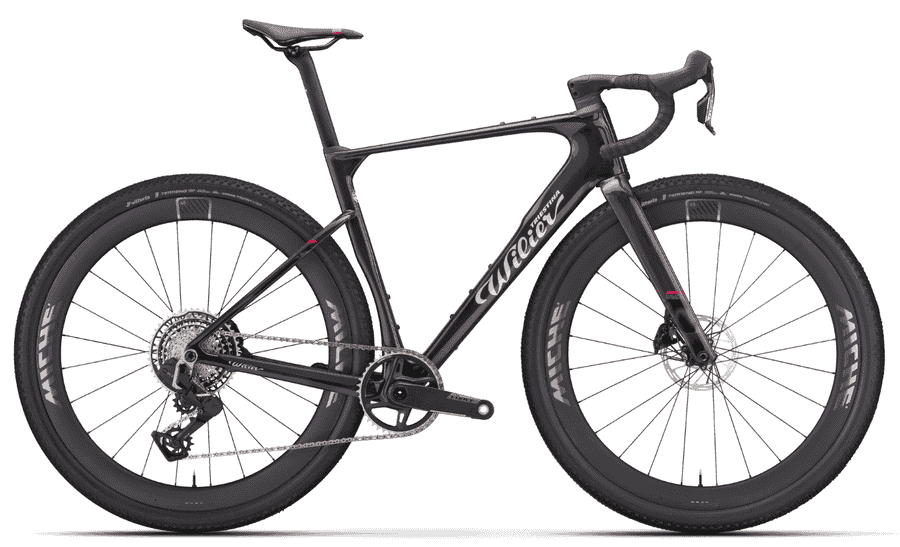 Wilier Rave SLR ID2 GRX Di2 Graff Allroad - 28 Zoll 12K Diamant - glitch black