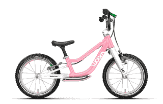Woom GO 1+ (Gen. H) - 14 Zoll Laufrad - powder pink