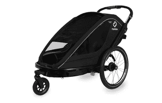 Hamax Breeze 2 Sitzer - Kinderanhänger -black