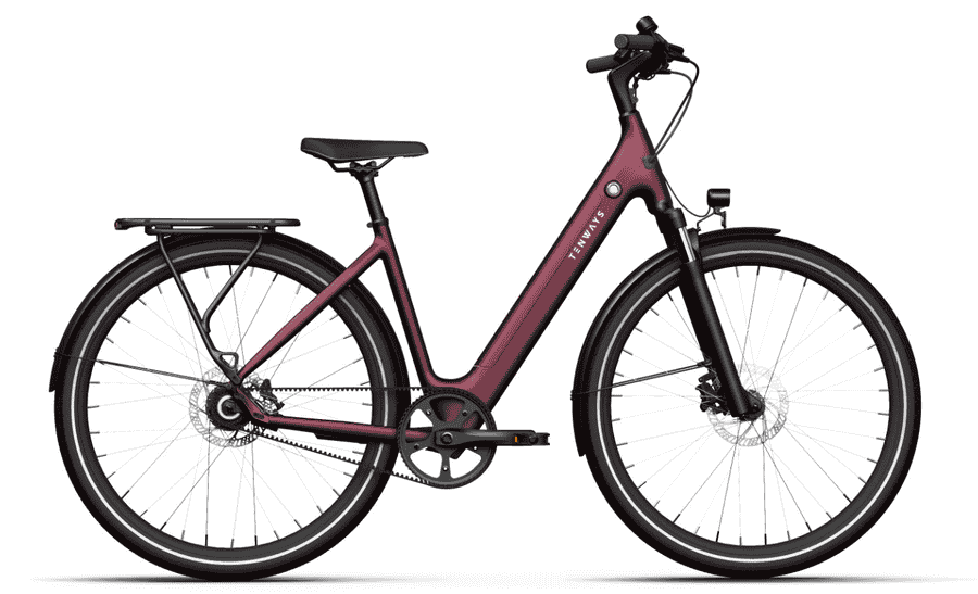 Tenways CGO800S - 28 Zoll 460Wh 1N Wave - wild berry