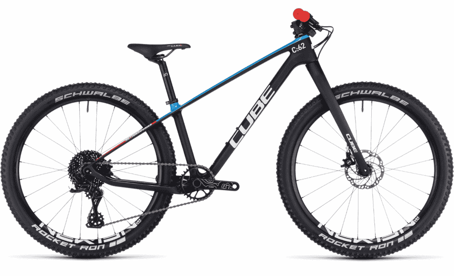 Cube Elite 240 C:62 Pro - 24 Zoll 10K Diamant - carbon´n´blue´n´red
