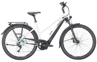 PEGASUS Premio Evo 10 Lite - 28 Zoll 750Wh 10K Trapez - metallic off white
