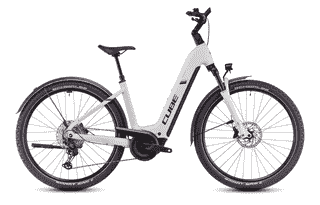 Cube Nuride Hybrid EXC Allroad - 28 Zoll 800Wh 12K Wave - cotton´n´silver