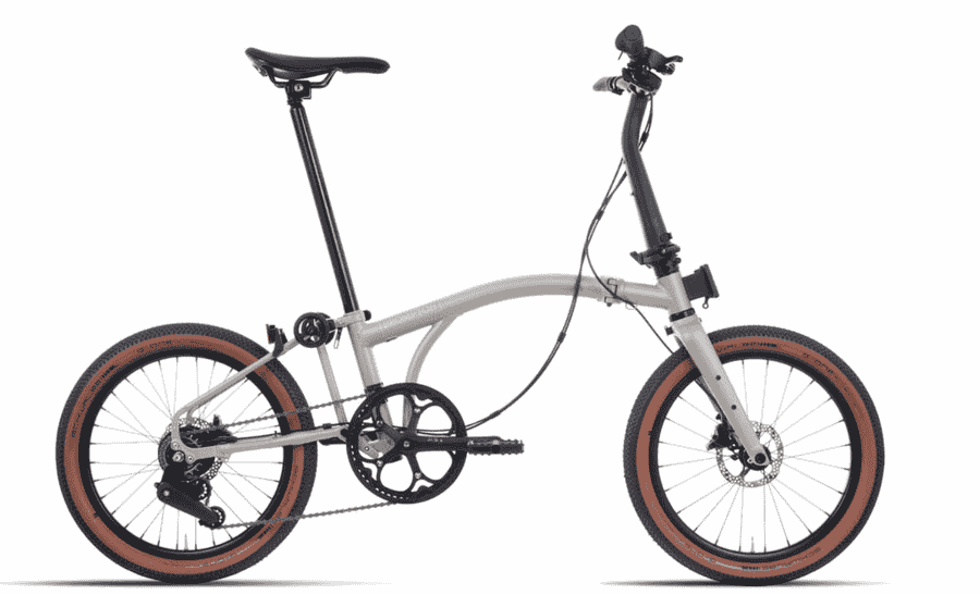 Brompton G Line - 20 Zoll 8K Faltrad - Traildust White