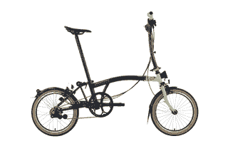 Brompton C Line Explore - Tour de France - Typ M - 16Zoll 6K Faltrad - Black Lacquer - Leaders yellow