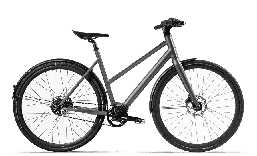 Desiknio X20 Urban Comfort Pinion - 28 Zoll 250Wh Pinion-1.9 Trapez - Dark Grey
