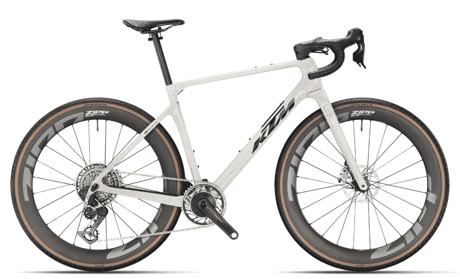 KTM GRAVELATOR EXONIC - 28 Zoll  13K Diamant - spotted white orange