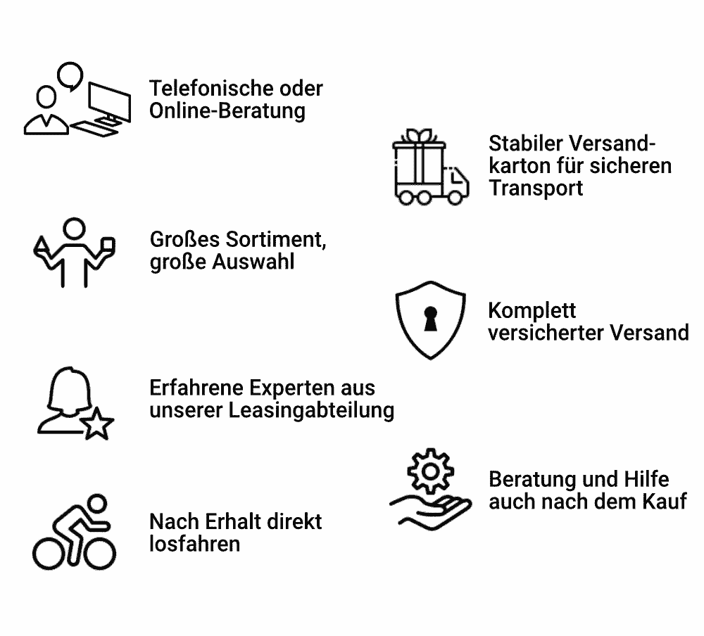 Vorteile Deutsche Dienstrad ebike-24.com