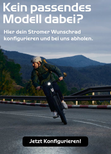 Radfahrer auf einem Pedelec