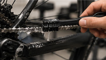 Fahrradkette reinigen: