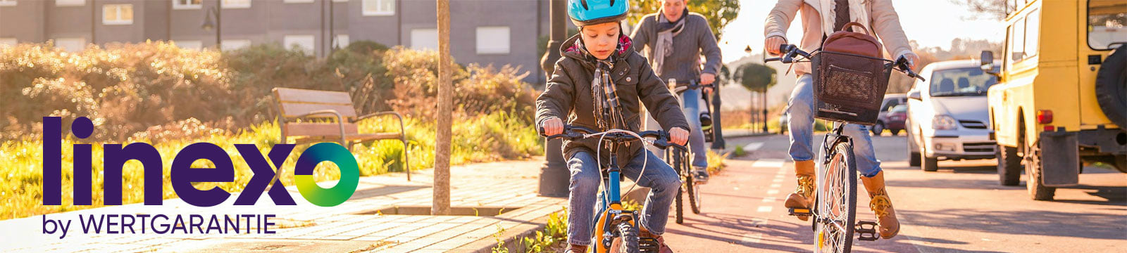 Familienausflug mit Fahrrad